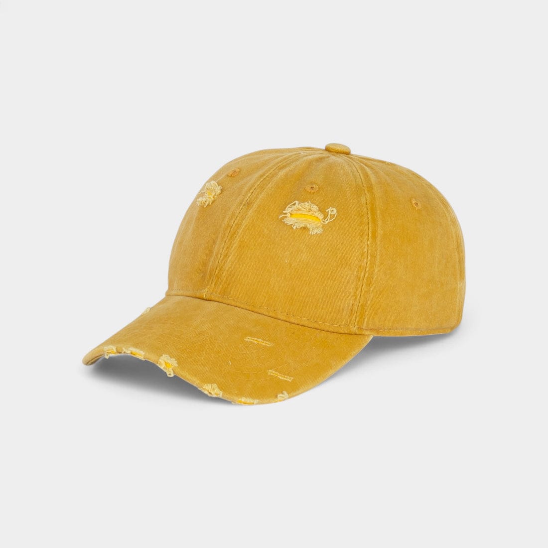Washed Yellow Baseball Cap